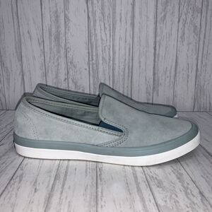 Womens Size 8 Sperry Top Slide Sea Side Mint Suede Shoes